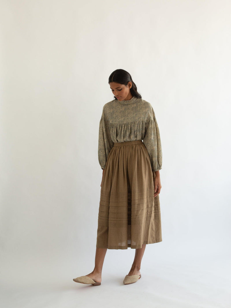 Pintuck Skirt - CordStudio