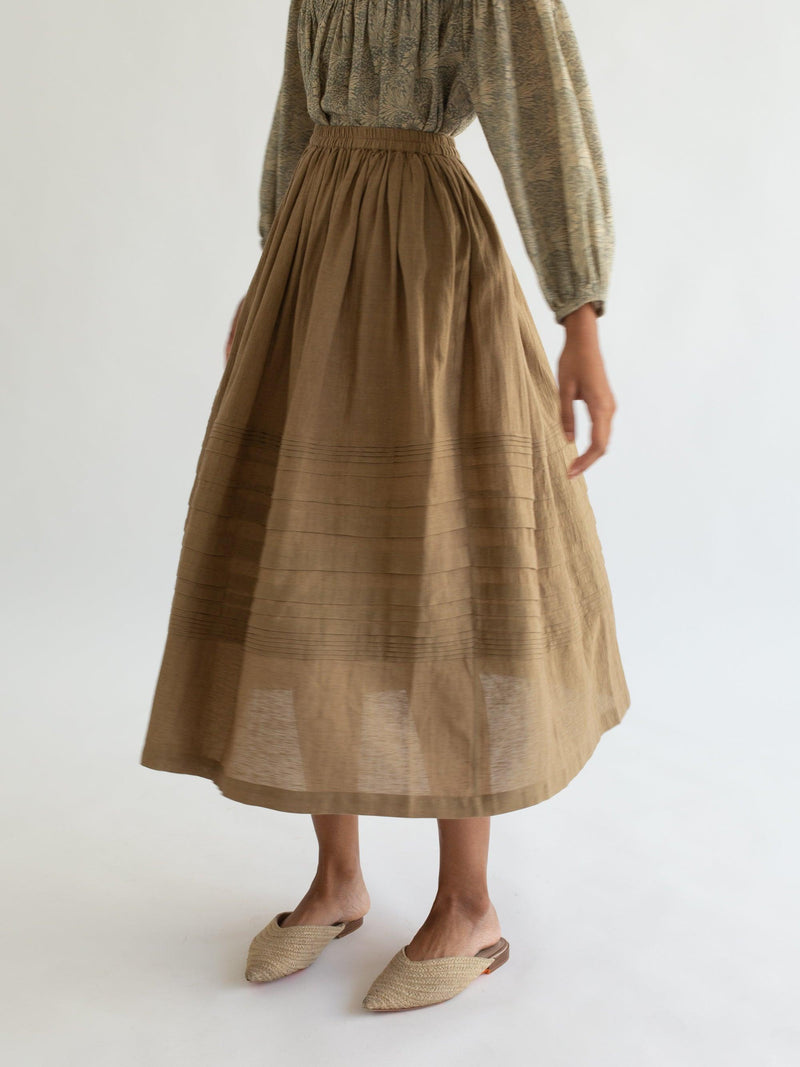 Pintuck Skirt - CordStudio