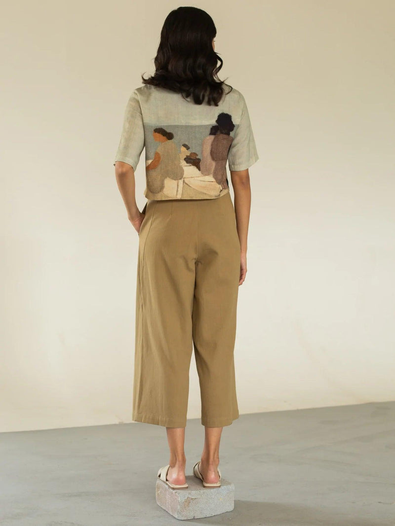 Crop Shirt + Macbook Sleeve Sea - CordStudio