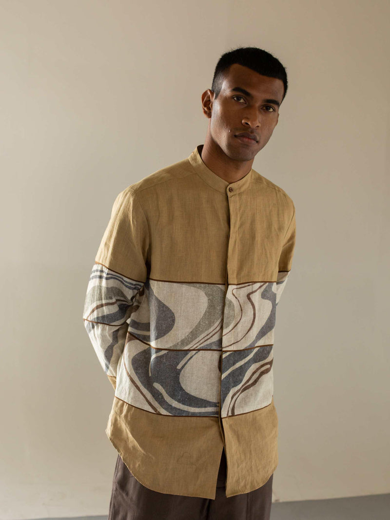 Panelled Shirt - CordStudio