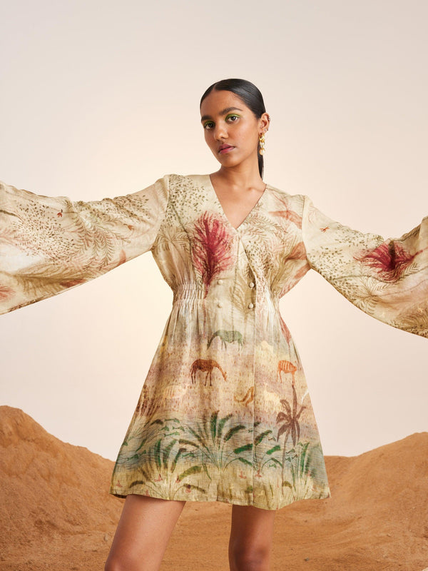 Bell Sleeves Dress - CordStudio