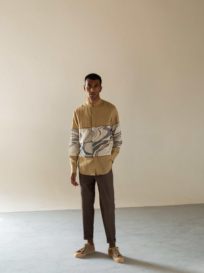 Panelled Shirt - CordStudio